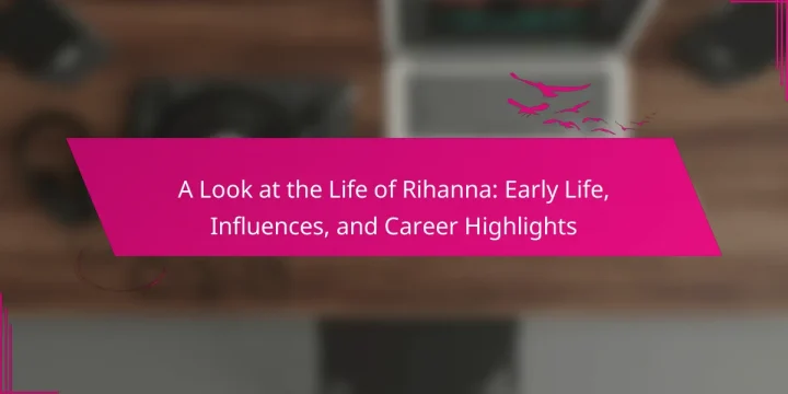 A Look at the Life of Rihanna: Early Life, Influences, and Career Highlights