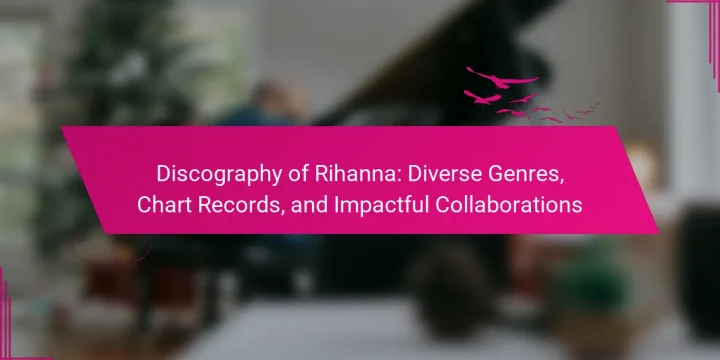 Discography of Rihanna: Diverse Genres, Chart Records, and Impactful Collaborations