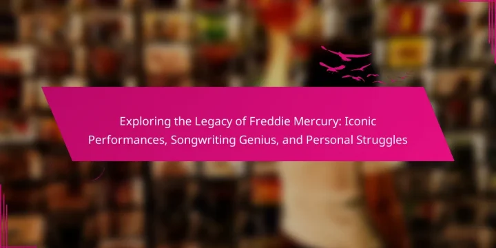 Exploring the Legacy of Freddie Mercury: Iconic Performances, Songwriting Genius, and Personal Struggles