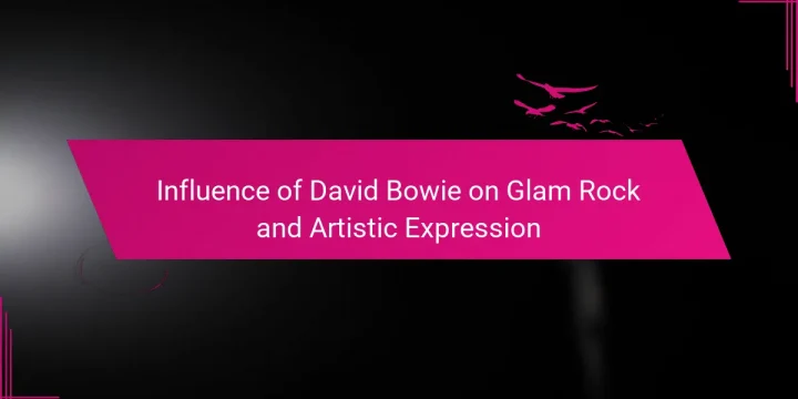 Influence of David Bowie on Glam Rock and Artistic Expression