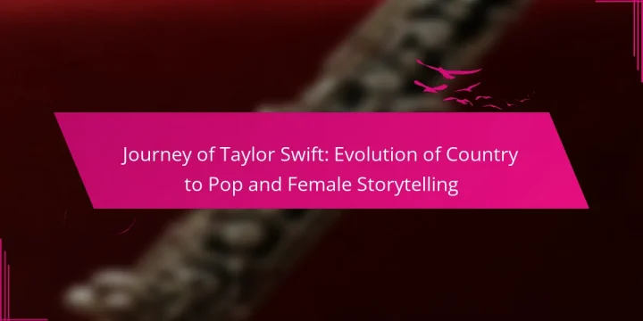 Journey of Taylor Swift: Evolution of Country to Pop and Female Storytelling
