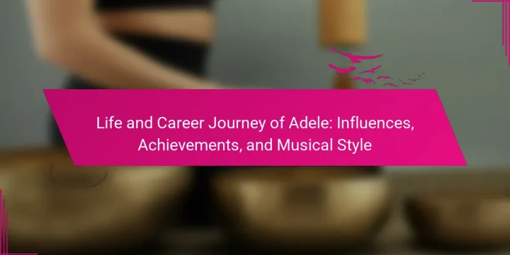 Life and Career Journey of Adele: Influences, Achievements, and Musical Style