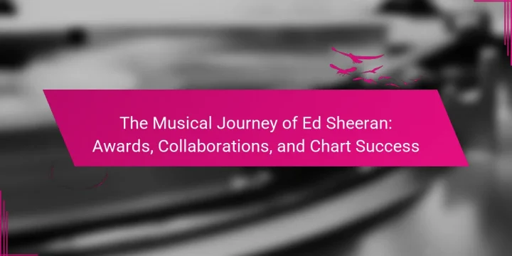 The Musical Journey of Ed Sheeran: Awards, Collaborations, and Chart Success