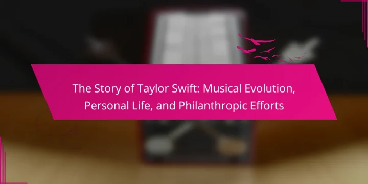The Story of Taylor Swift: Musical Evolution, Personal Life, and Philanthropic Efforts