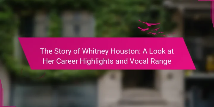 The Story of Whitney Houston: A Look at Her Career Highlights and Vocal Range